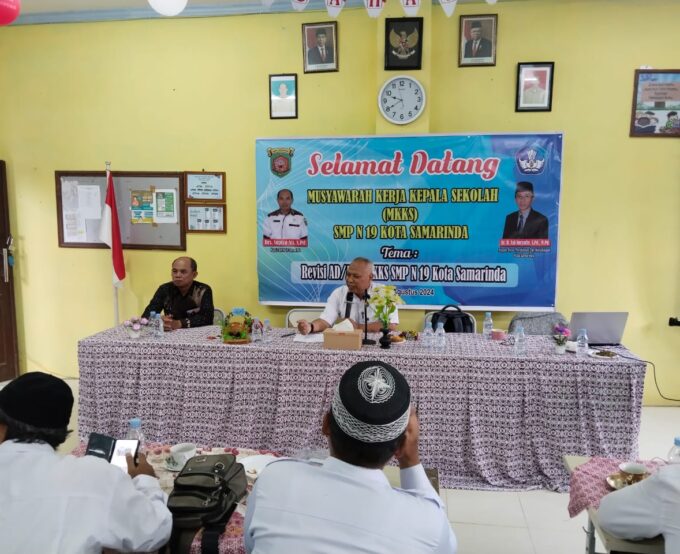 Rakor MKKS di SMP 19